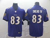 Nike Ravens 83 Willie Snead IV Purple Vapor Untouchable Limited Jersey,baseball caps,new era cap wholesale,wholesale hats